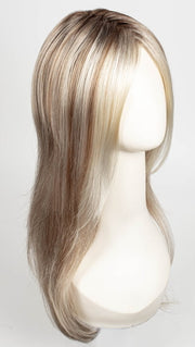 101/88/27S8 CATALINA BLONDE | Pale blonde with Pure White Natural Violet halo highlights, shaded medium brown
