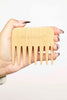 WIDE TOOTH WOODEN COMB