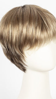 DARK SAND ROOTED 14.16.12 | Light Brown base with Lightest Ash Brown and Medium Honey Blonde Blend and Dark Roots