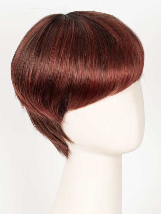 FLAME ROOTED 132.133.6 | Granat Red and Red Violet with Dark Brown Blend and Shaded Roots