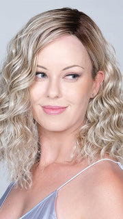 AMBER ROCK by BelleTress in BUTTERBEER BLONDE | Cool Light Blonde, Light Ash Blonde, and Golden Blonde with Medium Brown Roots PPC MAIN IMAGE FB MAIN IMAGE