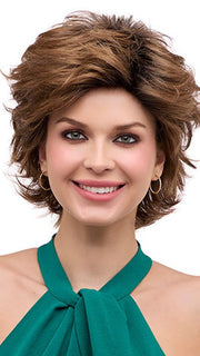 CINNAMON TOFFEE | Neutral to Warm Light Brown with Dark Brown Roots