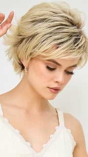 CHAMPAGNE-R | Rooted Dark with Platinum Blonde