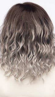 GRAYDIENT-STORM | Dark Brown Roots that Melt into Light Gray and Silver Tones Towards the Ends