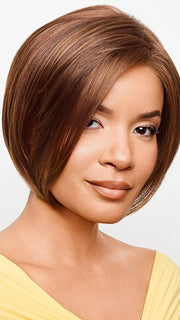 BEAU by Noriko in SPICED BROWN | Perfectly placed Warm Dark-Brown, Dark Reddish-Brown and Dark Golden- Brown tones create a natural, dimensional finish