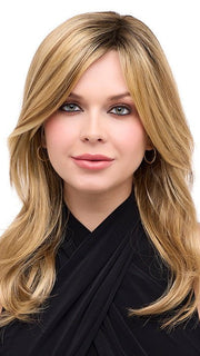 BELINDA by Envy in BUTTERSCOTCH SHADOW | A blend of Strong, Golden Blonde and Light Blonde with Dark Brown Roots PPC MAIN IMAGE FB MAIN IMAGE