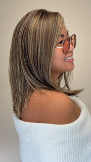 Arlah and Katrina - @wearethehairsis is wearing PERLA by BELLE TRESS in CHOCOLATE BUTTERCREAM R | A deep Chocolate Brown Root, that melts into Buttery, Golden Brown Tones, accented by Soft Caramel and Honey highlights for a smooth, multidimensional finish.