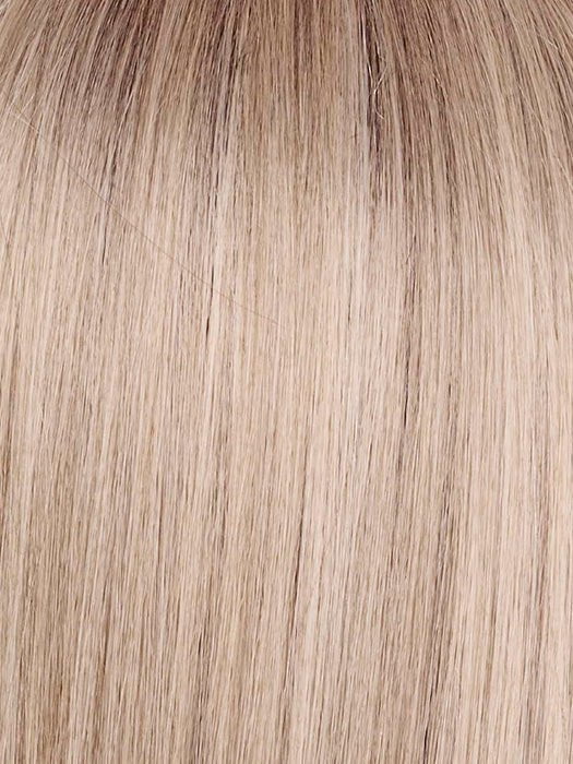BILLIONAIRE-BLOND | A chic, sophisticated shade with a rich mocha root melting into beige, ash, and cream blond tones. Face-framing cream and white blond highlights add a refined, upscale finish.