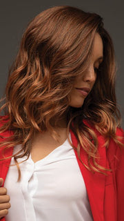 COPPER-SUNSET | Chestnut Brown with Vibrant Copper Red Highlights and Subtle Auburn Tipped Ends