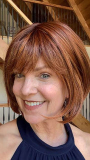 Susan Sparks @an_affair_with_hair is wearing ARIA by RENE OF PERIS in AUTUMN SUNRISE | Neutral Medium-Brown Tone, softly blended with Light Ash Blond