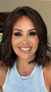 Crystal @crystallhoneycutt is wearing CHARLOTTE by ENVY  in DARK-BROWN | Espresso and Coffee Mix