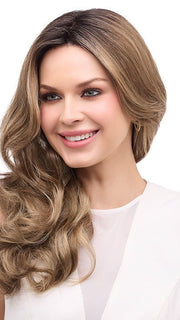 HONEY BREEZE | A blend of Cool, Honey Blonde and Multi-Dimensional Medium Brown with Darker Brown Roots