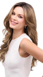 HONEY BREEZE | A blend of Cool, Honey Blonde and Multi-Dimensional Medium Brown with Darker Brown Roots