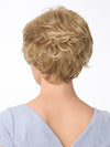 Model is wearing BRYN by ENVY in color DARK BLONDE | 2 toned blend of Dark Honey Blonde with Lighter Blonde highlights