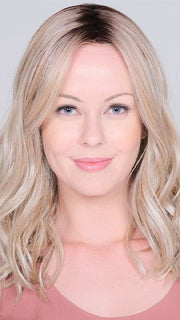 CITRUS MINT by BelleTress in BOMBSHELL BLONDE | Golden Brown Root with a blend of White, Pure Blonde and Satin Blonde.
