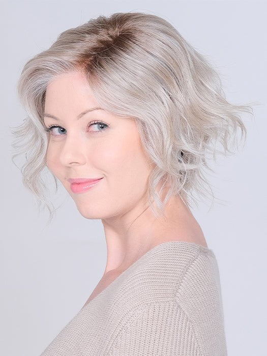 City Roast by BELLETRESS in ROCA MARGARITA BLONDE | Medium and Light Brown Root with a mixed blend of Silver, Pure, Fresh, Ash, and Coconut Blonde with Platinum Blonde Highlights