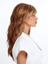 Model is wearing CALIFORNIA BEACH WAVES by TRESSALLURE in color EL 12/22/R8