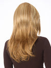 Model is wearing CELESTE by ENVY in color VANILLA-BUTTER | Golden Blonde blended with Champagne Blonde