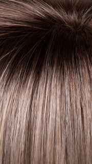 CHAMPAGNE SHADOW | Soft Dark Blonde with Platinum Highlights and Chestnut Roots