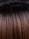 CINNAMON TOFFEE | Neutral to Warm Light Brown with Dark Brown Roots
