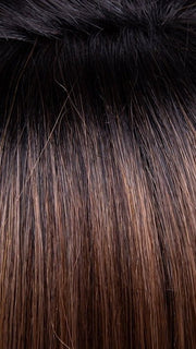 CINNAMON TOFFEE | Neutral to Warm Light Brown with Dark Brown Roots