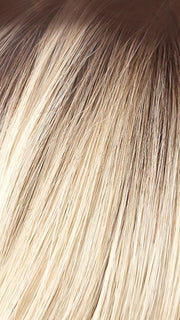 CHAMPAGNE R | Light Beige Blonde, Medium Honey Blonde, and Platinum Blonde blend with Dark Roots