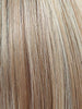 CHAMPAGNE-BLUSH | Creamy White Blonde Base transitions to Strawberry Blonde with Light Auburn Highlights