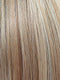 CHAMPAGNE-BLUSH | Creamy White Blonde Base transitions to Strawberry Blonde with Light Auburn Highlights