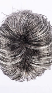 SALT/PEPPER ROOTED | Darkest Brown and Black/Dark Brown with Grey Blend and Shaded Roots
