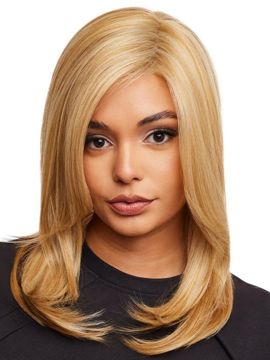 COSMO SLEEK by Rene of Paris in CREAMY-TOFFEE | Light Platinum Blonde and Light Honey Blonde Evenly Blended