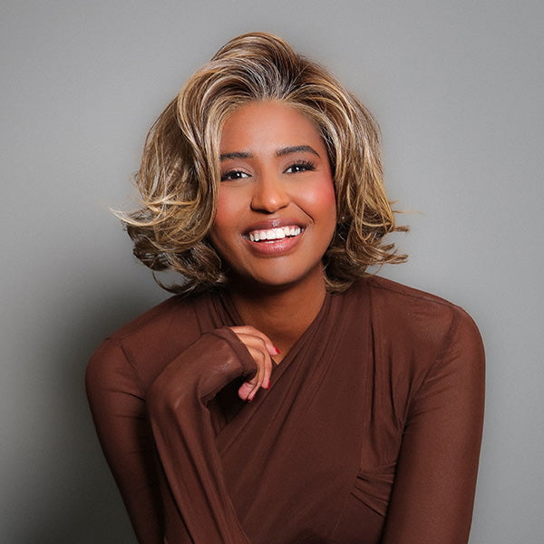 Liana by Rene of Paris wig in shade Cherry Merlot red color