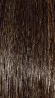 DARK BROWN HL | A Blend of Dark Brown, Strawberry Light Auburn and Soft Chunky Medium and Dark Blonde Highlights.