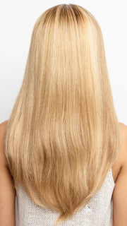 HIGHLIGHTED-BLOND-ROOT | Soft Cool Light Blond and Warm Dark Blond Highlights
