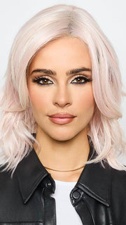 DAZZLING WAVEZ by Rene of Paris in PINK CHAMPAGNE | A perfect mixture of soft baby Pink and Light Pale Blond tones