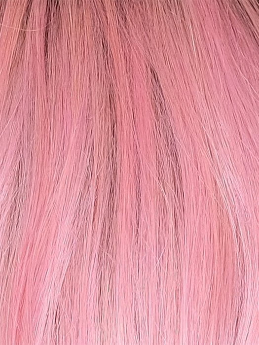 DUSTY ROSA | A Light and Medium Brown Root transitions to a combination of Pink and Violet with Ash and Pure Blonde Highlights