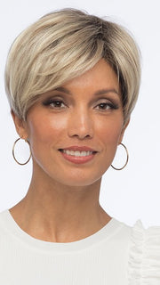 EMBER by ESTETICA in color RH1488RT8 | Highlighted Copper Blonde with Golden Brown Roots