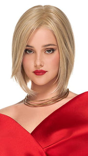 EURO CHIC by TressAllure in EL27/25/88 | Red Blonde Platinum White Highlights