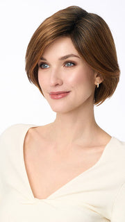 EVE by ENVY in color SAFFRON SPICE | A blend of Light Coppers and Warm Auburns with Darker Brown Roots