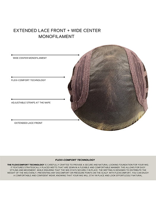 CAP CONSTRUCTION | EXTENDED LACE FRONT | MONOFILAMENT 