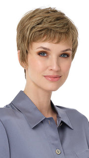 FIONA by ENVY in color MOCHA FROST | Light Brown blended with Golden Blonde