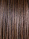 FRENCH ROAST BROWN-R | A deep, luxurious brunette featuring a dark brown base with warm bronze and subtle red undertones. Softly rooted for natural depth and dimension.