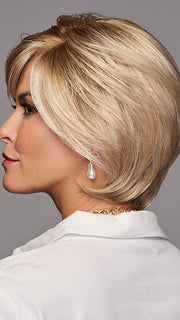 The monofilament part ensures the appearance of natural hair growth from the scalp