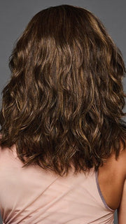 GF8-29SS HAZELNUT | Medium Brown With Ginger Red Highlights & Dark Brown Roots