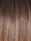 GF12-22SS SHADED CAPPUCCINO | Light Golden Brown Evenly Blended with Cool Platinum Blonde Highlights with Dark Roots