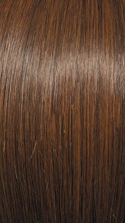 GF6-8 DARK CHOCOLATE | Medium Brown Evenly Blended with Chestnut Brown Highlight