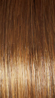 GF8-29SS HAZELNUT | Medium Brown With Ginger Red Highlights & Dark Brown Roots