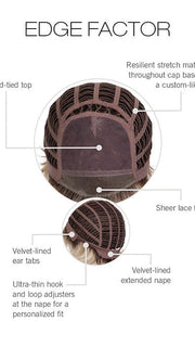 CAP CONSTRUCTION | HAND TIED TOP | LACE FRONT | WEFTED