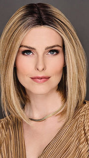 GLAM ERA by Gabor in GF14-22SS WHEAT | Dark Blonde Evenly Blended with Platinum Blonde with Dark Roots