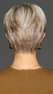 JAW DROPPER in color GF19-23SS BISCUIT | Light Ash Blonde Evenly Blended with Cool Platinum Blonde with Dark Roots