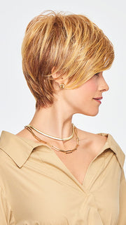 Model is wearing DEVOTION by GABOR in color LIGHT-RED | STRAWBERRY BLONDE and Pale Reddish Blonde
